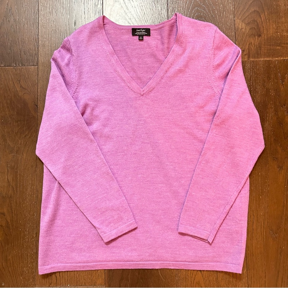 Lavender Extra Fine Merino Wool Sweater Size 2x